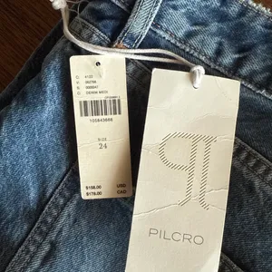 Pilcro Anthropologie Jeans Straight Leg Mid Rise thumbnail 2