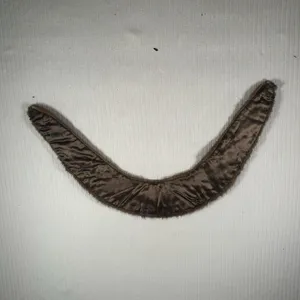 Vintage Brown Fur Stole Shawl Wrap Scarf Satin Lined Formal thumbnail 7