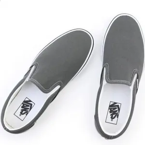 Vans gray slip on thumbnail 1
