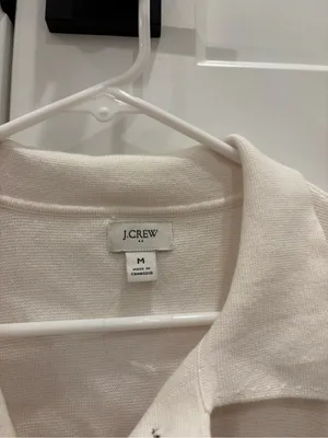 J.Crew 100%Cotton Sweater Button Up thumbnail 3
