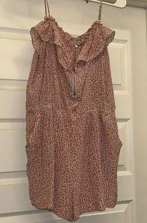 NWOT J Crew Floral Romper - 100% Silk thumbnail 4