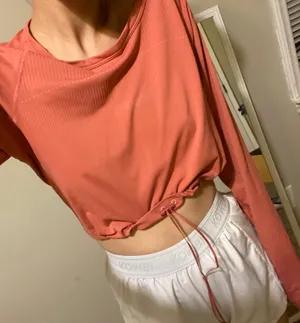 Gymshark Drawstring Crop Top thumbnail 1