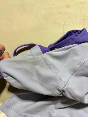 Lululemon purple Halter Active Tank built in bra thumbnail 3