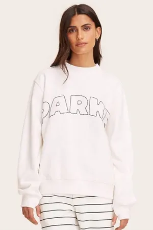 Parke x Target Mockneck Sweatshirt Women’s Size L/XL Cream Oversized thumbnail 1