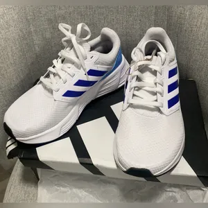 Adidas Galaxy 6 M White and Blue Athletic Sneakers thumbnail 8