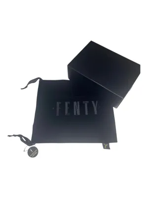 new Fenty Puma ✰ Drawstring Embroidered Black Velvet Logo Dustbag ✰ Rihanna RiRi thumbnail 4
