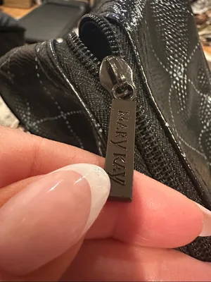 Mary Kay Business Black Cream Zippered Makeup Skincare Tools Travel Tote thumbnail 7