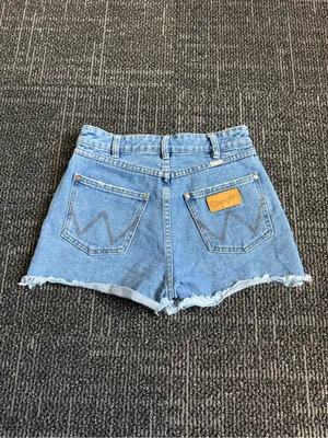 BILLABONG x Wrangler Womens High Rise Denim Shorts Size 25 thumbnail 4