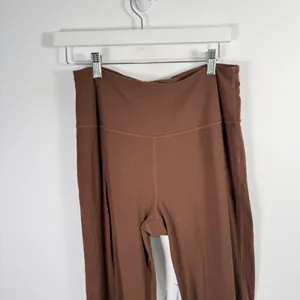 Lululemon Groove Nulu High Rise Flared Pants Roasted Brown 33" Gym Yoga Women 10 thumbnail 4