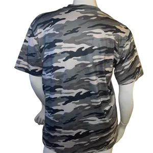 Camouflage tee with American flag breast pocket Size XL thumbnail 4