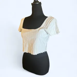 Aerie offline ribbed off the shoulder cropped top Size Large thumbnail 5