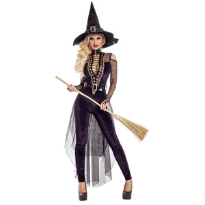 NEW Party King The Witch is Back Sexy Midnight Witch Costume Size Small thumbnail 5