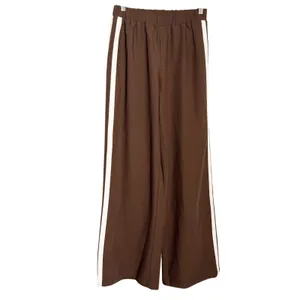 4th & Reckless Revolve Tammy Chocolate Brown Side Stripe Pull-On Track Pants M thumbnail 5