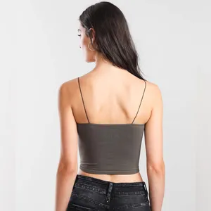 NWOT Free People Intimately Sweetheart Seamless Brami Top In Gray thumbnail 4