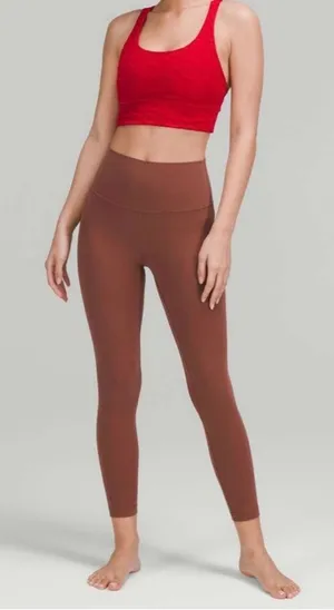 Lululemon Lunar New Year Align High-Rise Pant Leggings 25" in Smoky Red Size 0 thumbnail 1