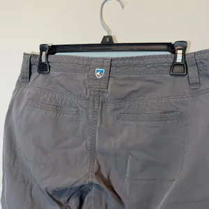 KUHL‎ Women's Charcoal Gray Hiking Pants Articulated Knee Size 4 Short thumbnail 7