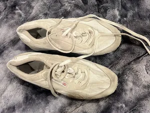 Reebok Women’s Cream/White Low-Profile Lace-Up Sneakers thumbnail 1