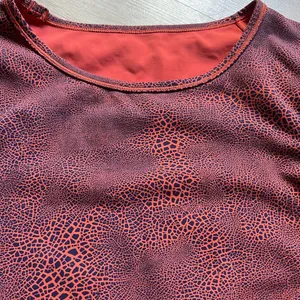 Lululemon Wunder Train Cropped Long Sleeve Shirt Orange Larkspur Size 4 thumbnail 4