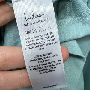 NEW Lulus Leora Light Blue Plunging Chiffon Pleated Tiered Maxi Dress Small thumbnail 12