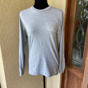 Lauren James Womens‎ Tee XS Gray Clemson Paw Power Long Sleeve Helmet Pearls thumbnail 4