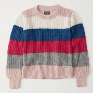 Abercrombie Colorful‎ Striped Sweater thumbnail 1