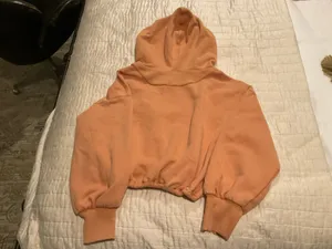 Free People XS cropped hoodie lightweight thumbnail 2