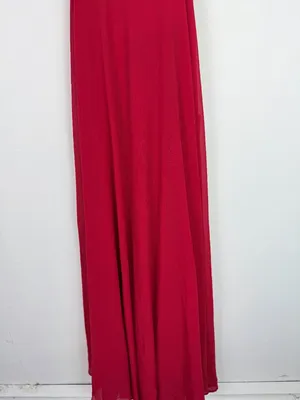 NWT Lulus Strappy To Be Here Red Lace-Up Maxi Dress Size Medium M NEW thumbnail 5