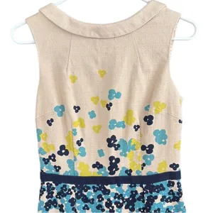 Boden Floral Sleeveless Dress Size 6 thumbnail 3