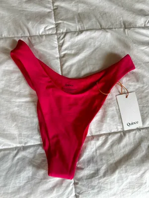 Quince Italian High-Leg Bikini Bottoms thumbnail 2