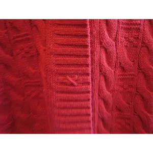 Jones New York‎ Sport Cardigan M Red Cable Knit Shawl Collar Snap Front Sweater thumbnail 8