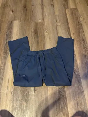 Healing Hands Scrub Pants Women’s HH Works Small Petite Dark Grey thumbnail 2