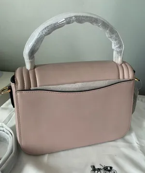Coach Marlie Top Handle Satchel In Colorblock With Border Quilting thumbnail 5