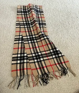James Pringle Weavers Scarf Tan thumbnail 1