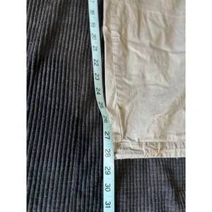Abercrombie & Fitch Khaki Brown Jogger Pants High Rise Zip Size M Elastic‎ Hem thumbnail 7