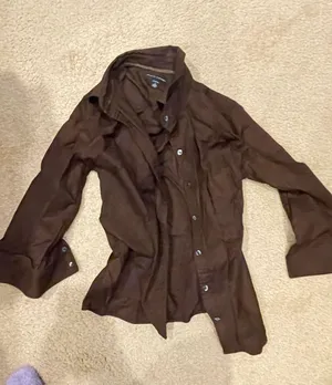 Banana Republic Brown Button Up thumbnail 1