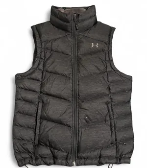 Mens Outside Vest ✦ Open To All Offers ✦ Bundle Measurements: Used Excellent Quality. Mens UA Iso Down Sweater Vest Black Size Medium Suede ——— TAGS ——— #Sweater #Vest #UA #Fall #Athletic thumbnail 1