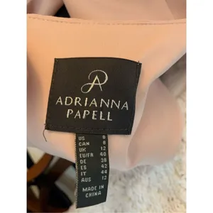 Adrianna papell size 8 pink long thumbnail 3