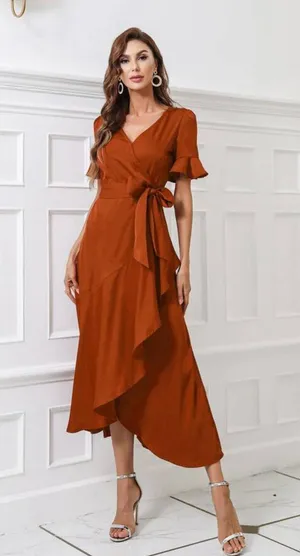 Satin Dress thumbnail 3