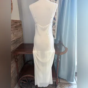 Elegant White Chemise Slip Size M thumbnail 2