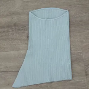 Aritzia Wilfred Blue Teal Strapless Cut Out Tube Top thumbnail 6