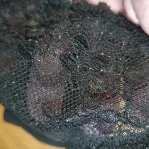 Victoria's Secret 36DDD Underwire Bare Lace Full Coverage Bra in Black thumbnail 8