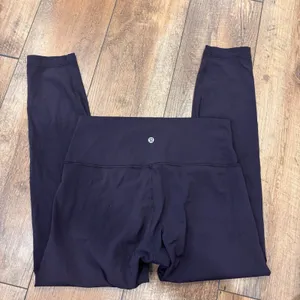 Lululemon Wunder Under Hi-Rise 7/8 Tight *Full-On Luxtreme 25" Deep Phantom Sz 8 thumbnail 4