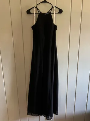 Azazie Bridesmaid Dress Black thumbnail 3
