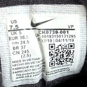 Nike 7.5 Women's Air Max 97 Multi Stitching Black White Purple CK0738-001 thumbnail 7