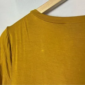 Modcloth‎ Golden Yellow What's the Hap Short Sleeve T-Shirt M thumbnail 8