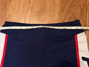FILA Men’s Navy, White & Red Swim Rash Shorts thumbnail 4