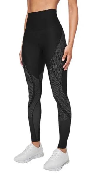 Lululemon Mapped Out High-Rise Tight 28" Black Glacier Grey Size 2 thumbnail 1
