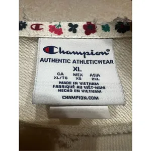 Champion Cream Crop Sweatshirt Sz XL NWOT thumbnail 6