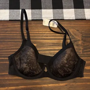 Soma lightest lift perfect coverage black bra 34B new thumbnail 1