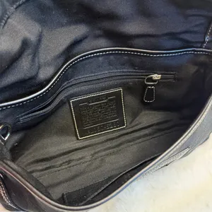 y2k COACH Vintage Black Soho Demi Flap 6280 Shoulder Bag thumbnail 9